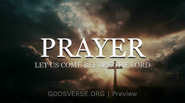Prayer motion background easter collection