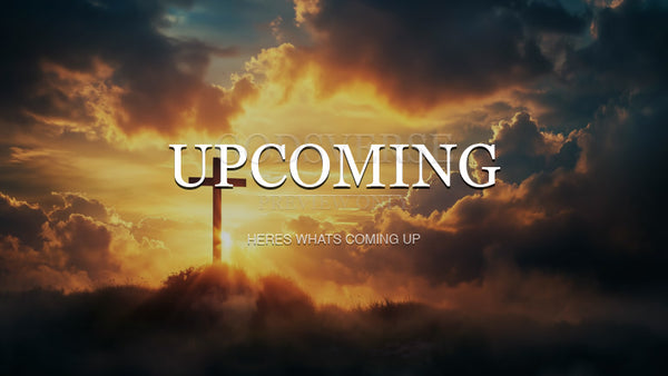 Upcoming worship background easter collection
