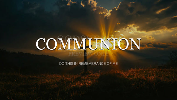 Communion worship background easter collection