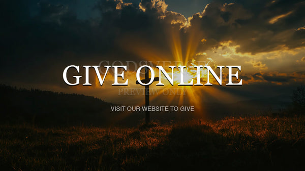Give Online worship background easter collection