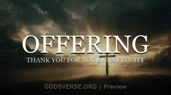 Offering motion background easter collection
