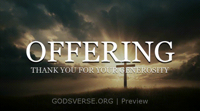 Offering motion background easter collection