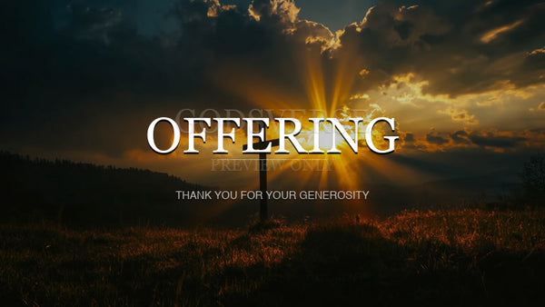 Offering worship background easter collection