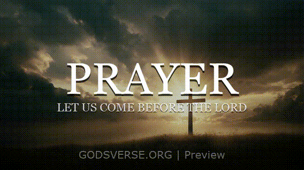 Prayer motion background easter collection