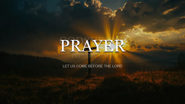 Prayer worship background easter collection