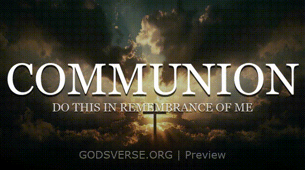 Communion motion background easter collection