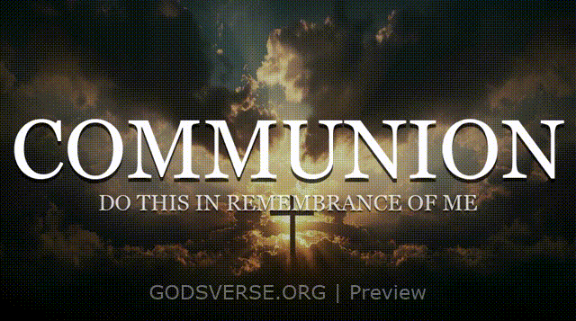 Communion motion background easter collection