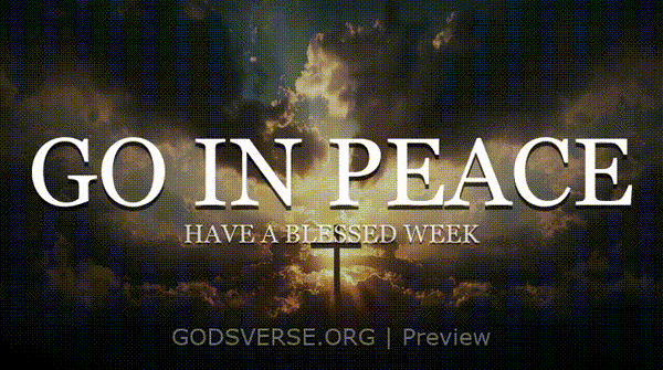 Go In Peace motion background easter collection