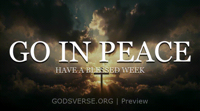 Go In Peace motion background easter collection