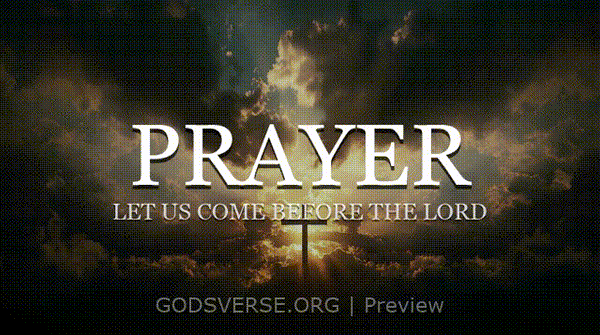 Prayer motion background easter collection