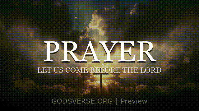 Prayer motion background easter collection