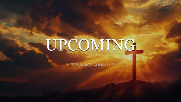 Upcoming worship background easter collection