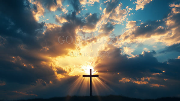 Blank worship background easter collection