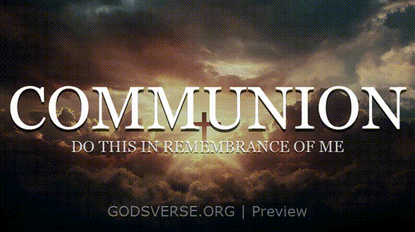 Communion motion background easter collection