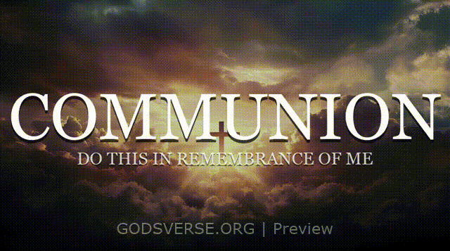 Communion motion background easter collection