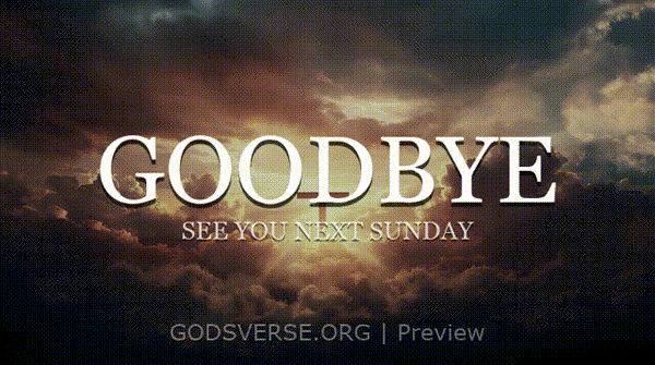 Goodbye motion background easter collection