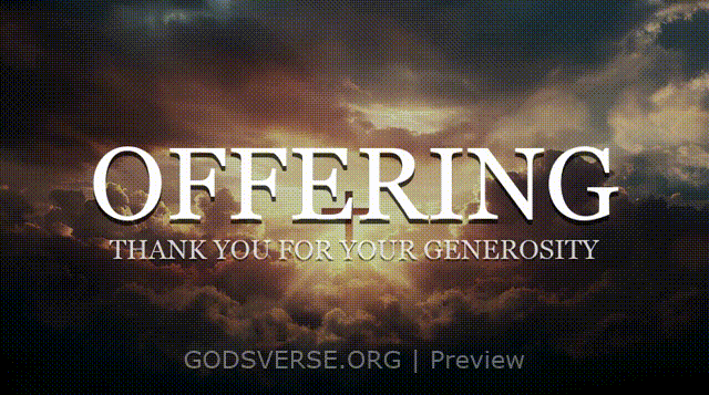 Offering motion background easter collection
