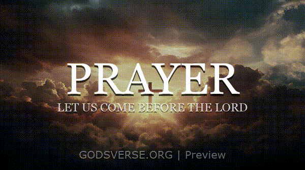 Prayer motion background easter collection