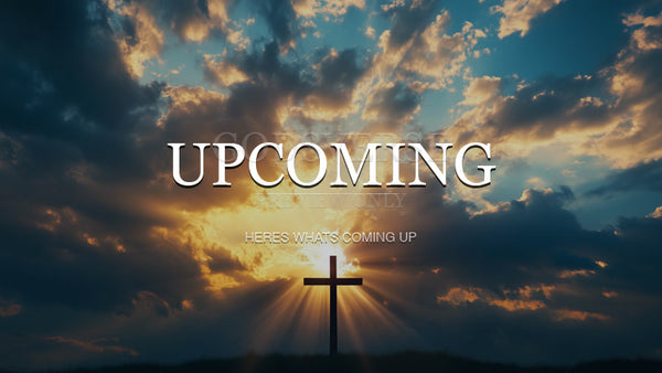 Upcoming worship background easter collection