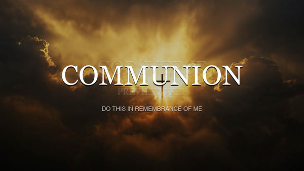 Communion worship background easter collection