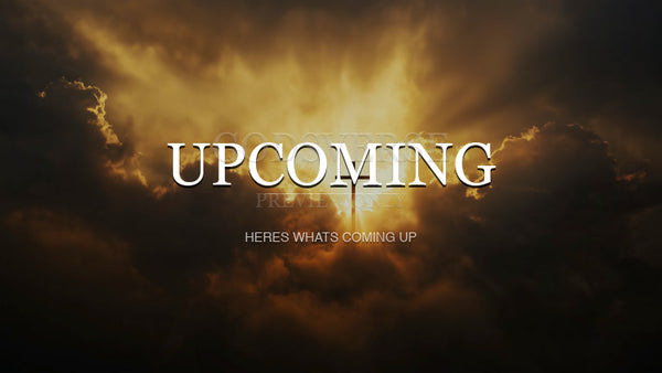 Upcoming worship background easter collection