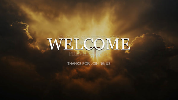 Welcome worship background easter collection