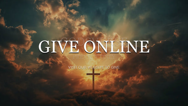 Give Online worship background easter collection