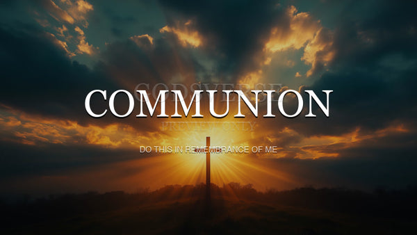 Communion worship background easter collection