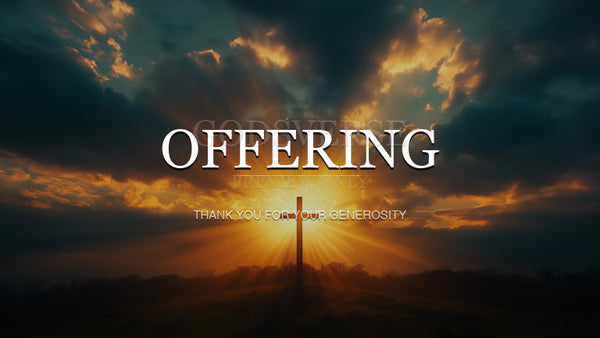 Offering worship background easter collection