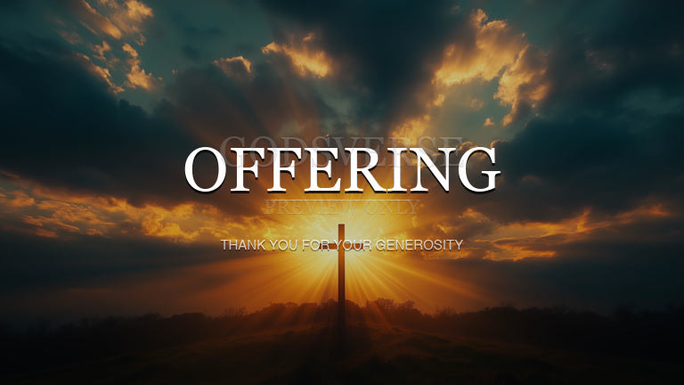 Offering worship background easter collection