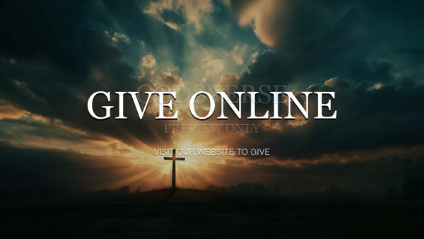 Give Online worship background easter collection