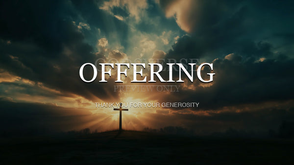 Offering worship background easter collection