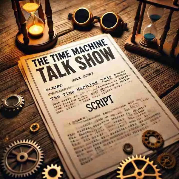 The Time Machine Talk Show: A Journey to the First Christmas — Christmas church skit cover image