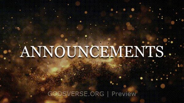 Announcements motion background ember flame