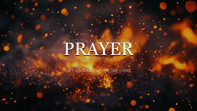 Prayer worship background ember flame