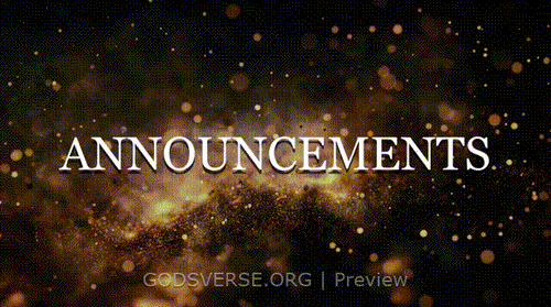 Announcements motion background ember flame