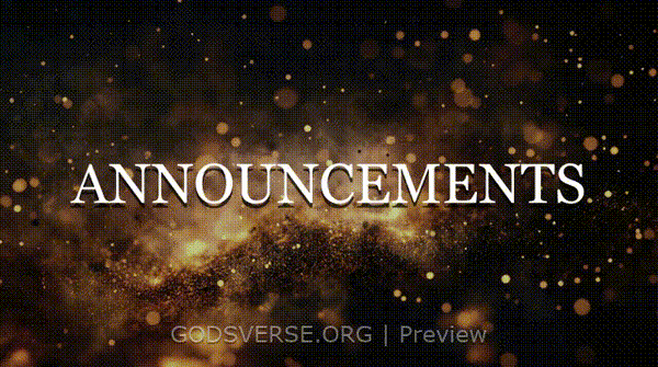 Announcements motion background ember flame