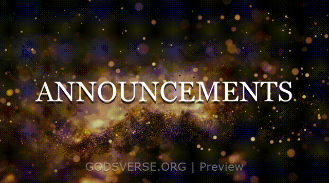 Announcements motion background ember flame
