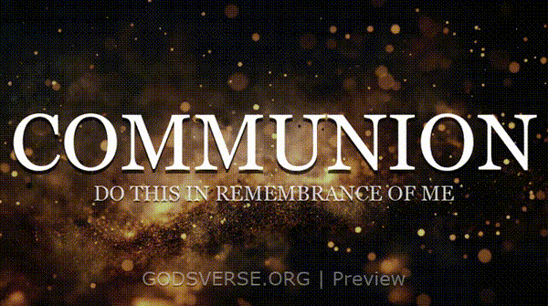 Communion motion background ember flame