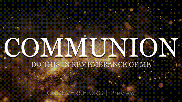 Communion motion background ember flame