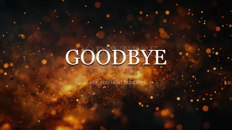 Goodbye worship background ember flame