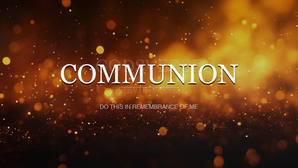Communion worship background ember flame