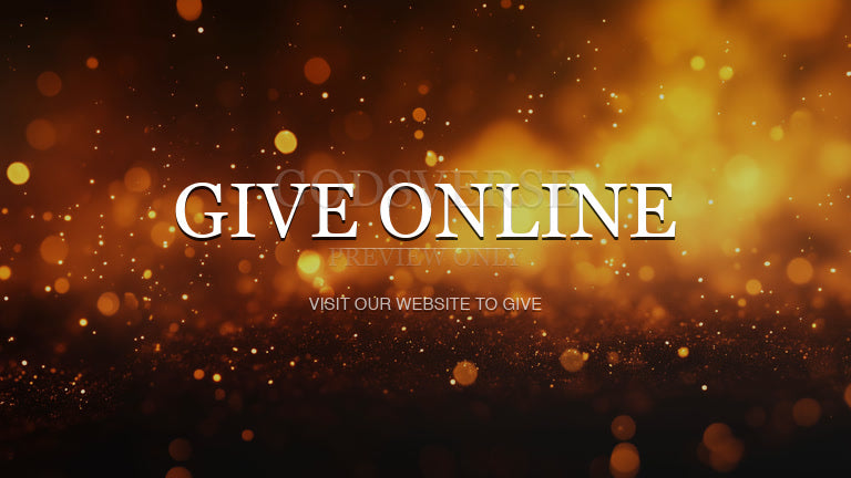 Give Online worship background ember flame