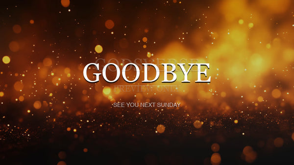Goodbye worship background ember flame