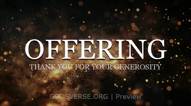 Offering motion background ember flame