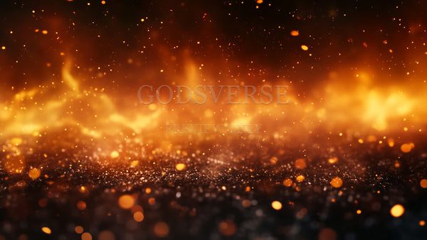 Blank worship background ember flame