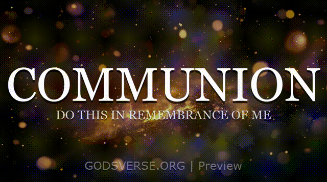 Communion motion background ember flame