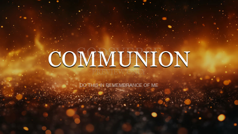 Communion worship background ember flame