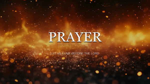 Prayer worship background ember flame