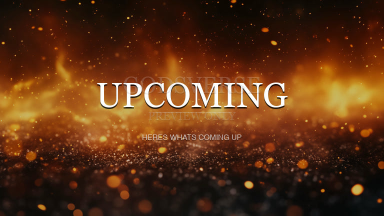 Upcoming worship background ember flame